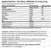 Applied Nutrition Diet Whey Milkshake à la fraise (1000 g)-1