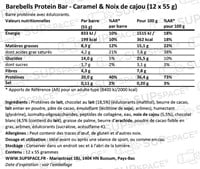 Barebells Protein Bar Caramel Noix de cajou (12 x 55 g)-1