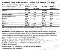 Barebells Vegan Protein Bar Noisette Nougat (1 x 55 g)-1