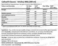 CallowFit Sauces Smoky BBQ (300 ml)-1
