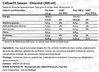 CallowFit Sauces Chocolat (300 ml)-1