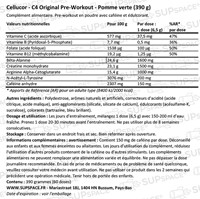 C4 Original Pre-workout Pomme verte (390 g)-1