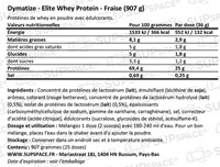 Dymatize Elite Whey Protein Fraise (907 g)-1