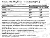 Dymatize Elite Whey Protein Gourmet Vanilla (907 g)-1