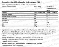 Dymatize ISO 100 Hydrolized Chocolat Noix de coco (900 g)-1