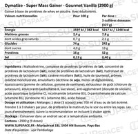 Super Mass Gainer Gourmet Vanilla (2900 g)-1