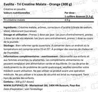 Evolite Tri Creatine Malate Crazy Orange (300 g)-1