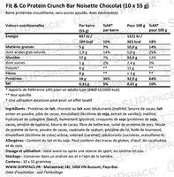 Fit & Co Protein Crunch Bar Noisette Chocolat-1