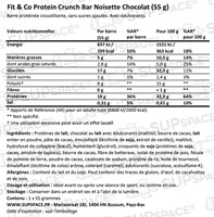 Fit & Co Protein Crunch Bar Noisette Chocolat-1