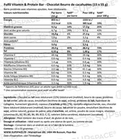 Fulfil Vitamin & Protein Bar Chocolat Beurre de cacahuètes (15 x 55 g)-1