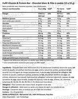 Fulfil Vitamin & Protein Bar Chocolat blanc & Pâte à cookie (15 x 55 g)-1