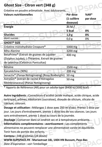 Ghost Size Citron vert (348 g)-1