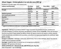 Ghost Vegan Crème glacée à la noix de coco (907 g)-1