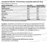 Grenade Carb Killa Protein Bar Cacahuètes salées Chocolat blanc (12 x 60 g)-1