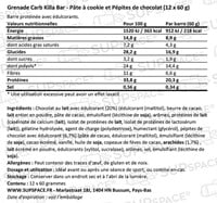 Grenade Carb Killa Protein Bar Pâte à cookie et Pépites de chocolat (12 x 60 g)-1
