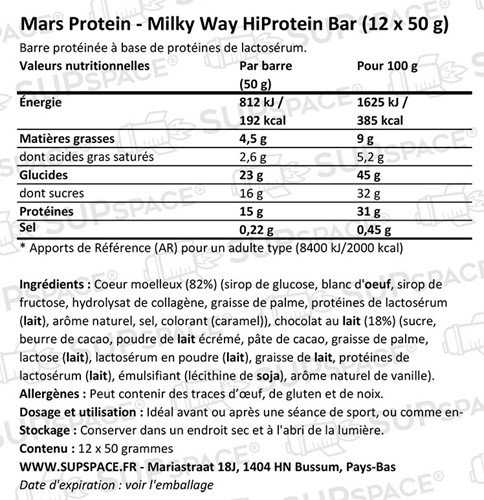 Milky Way HiProtein Bar (12 x 50 g)-1