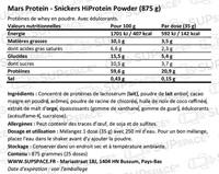 Snickers HiProtein Powder (875 g)-1