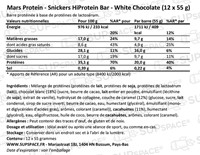 Snickers HiProtein White Bar (12 x 55 g)-1
