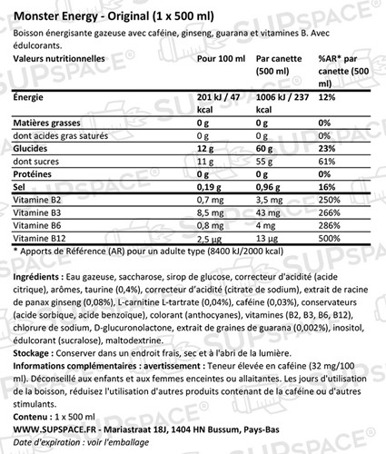 Monster Energy Original (1 x 500 ml)-1