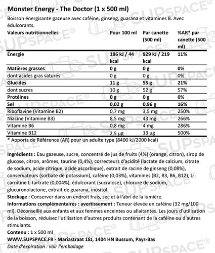 Monster Energy The Doctor (1 x 500 ml)-1