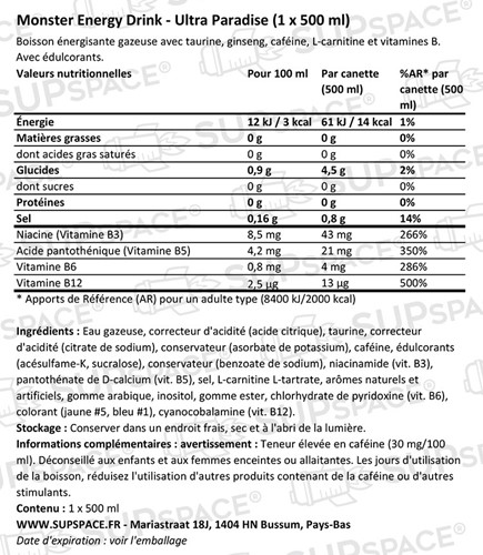 Monster Energy Ultra Paradise (1 x 500 ml)-1