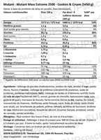 Mutant Mass Extreme 2500 Cookies & Cream (5450 g)-1