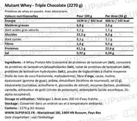 Mutant Whey Triple Chocolate (2270 g)-1