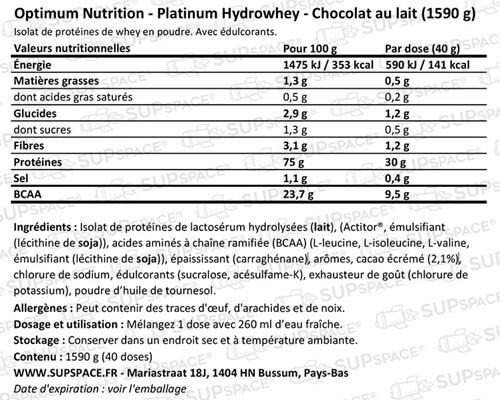 Platinum Hydrowhey Turbo Chocolate (1600 g)-1