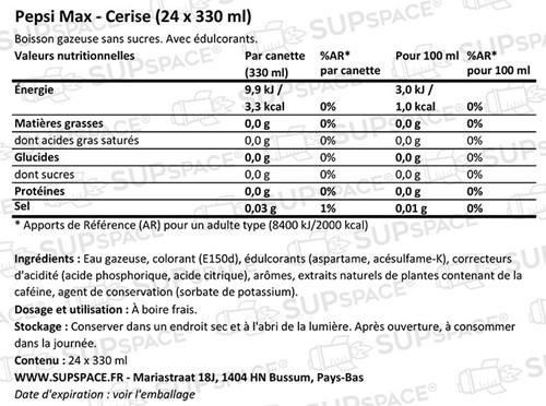 Pepsi Max Cerise (24 x 330 ml)-1