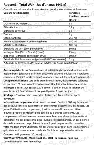 Total War Jus d'ananas (441 g)-1