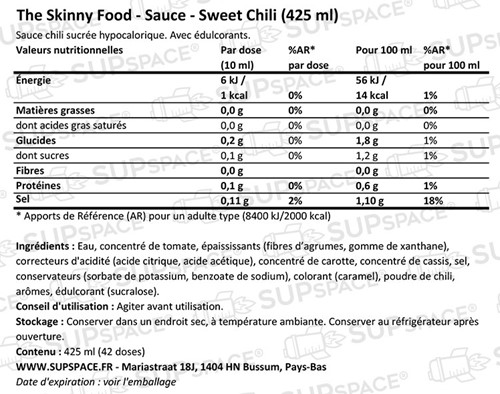 Skinny Sauce Sweet Chili (425 ml)-1