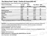 Skinny Syrup Cookies & Cream (425 ml)-1