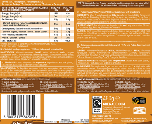 Grenade Protein Fudged UP (480 g)-2