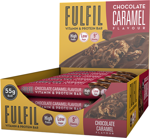 Fulfil Vitamin & Protein Bar Chocolat Caramel (15 x 55 g)