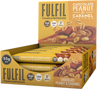 Fulfil Vitamin & Protein Bar Cacahuètes & Caramel (15 x 55 g)