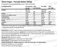 Ghost Vegan Pancake Batter (907 gr)