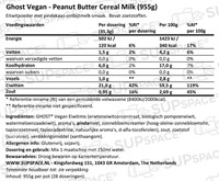 Ghost Vegan Peanut Butter Cereal Milk (907 gr)