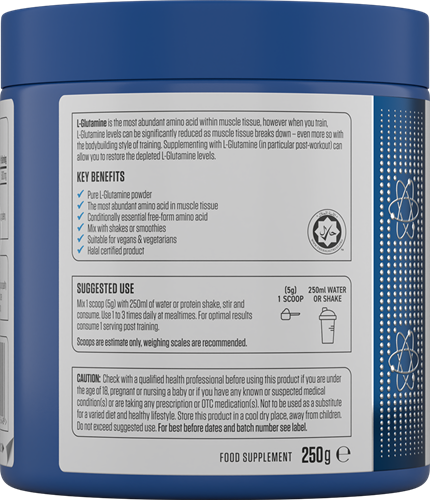 Applied Nutrition L-Glutamine Powder micronized (250 g)-3