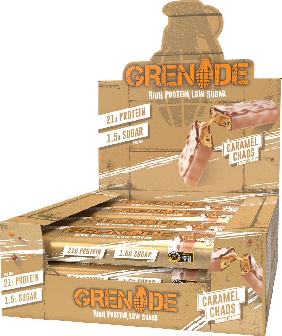 Grenade Carb Killa Barre Protéinée Chocolat Noir et Framboise - 60g