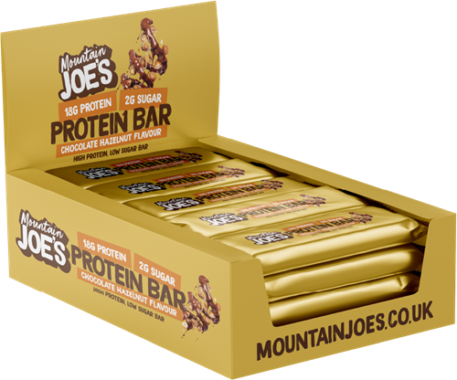 Mountain Joe's Protein Bar Chocolat Noisette (12 x 55 g)