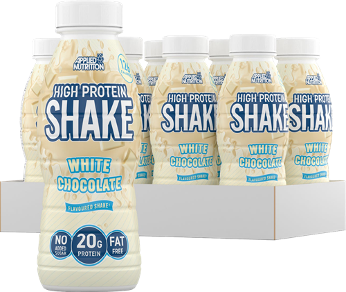 Applied Nutrition High Protein Shake Chocolat blanc (8 x 330 ml)