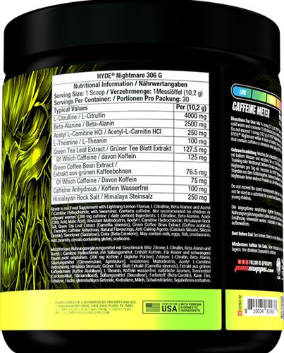 ProSupps Hyde Nightmare Lightning Lemon (399 g)-2