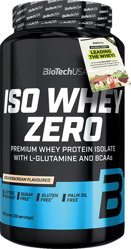 BioTechUSA Iso Whey Zero Cookies & Cream (908 g)