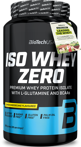 BioTechUSA Iso Whey Zero Cheesecake au citron (908 g)