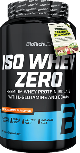 BioTechUSA Iso Whey Zero Caramel salé (908 g)