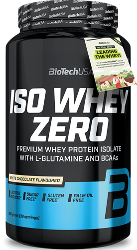 BioTechUSA Iso Whey Zero Chocolat blanc (908 g)