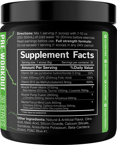 JNX Sports The Shadow Pomme verte (270 g)-2