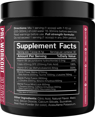 JNX Sports The Shadow Fraise Ananas (270 g)-2