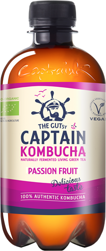 Captain Kombucha Fruit de la passion (12 x 400 ml)