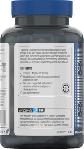 Applied Nutrition L-Arginine 1500 (120 gélules)-2